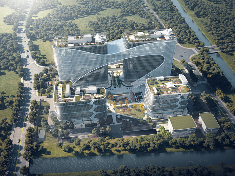 共建未来丨尊龙时凯股份（上海）创新基地亮相“2023年闵行区重大工程项目开工仪式”主会场！